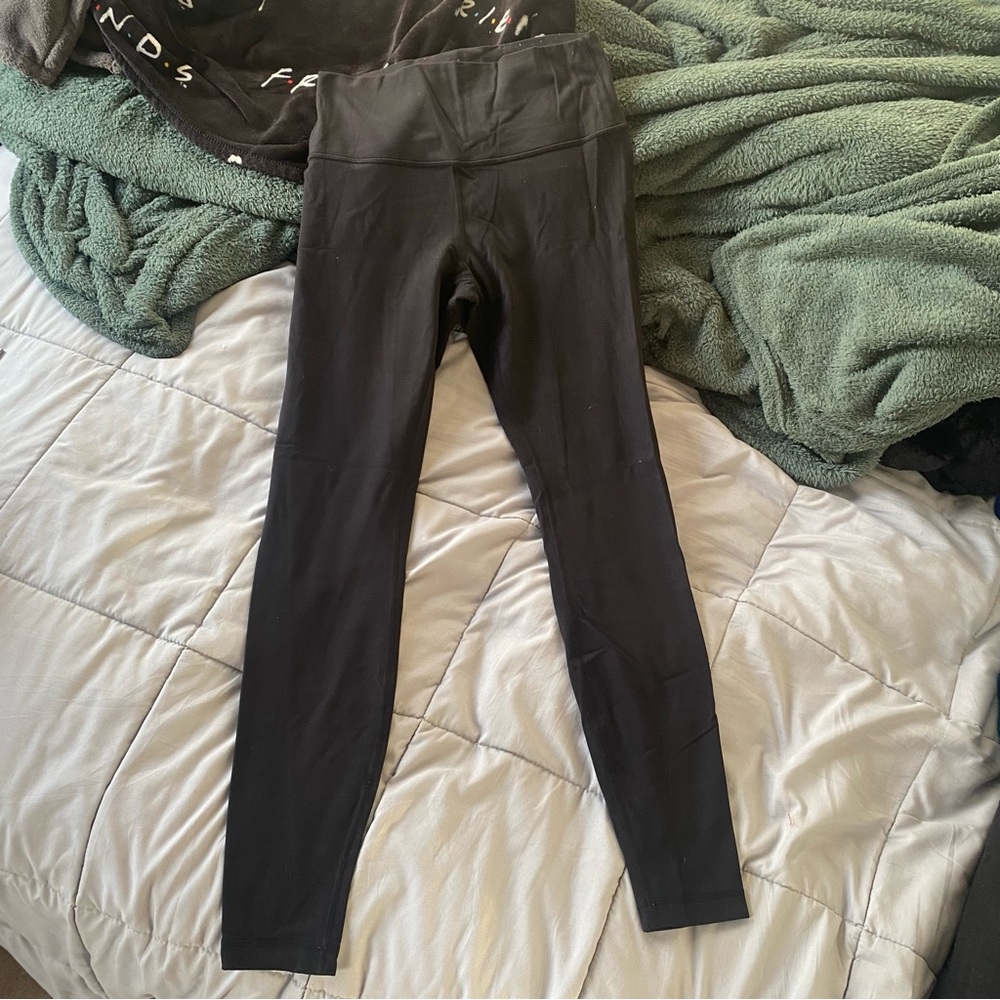 Black Lululemon Align Leggings 28”